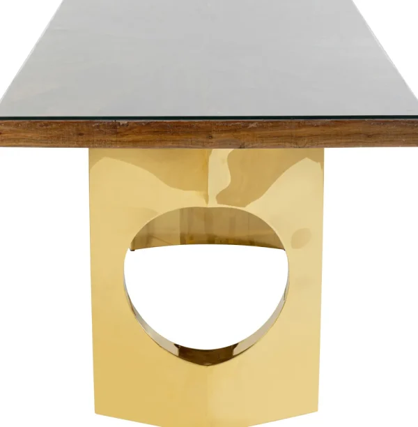 KARE Design Eettafel Conley Oho Gold 180x90cm