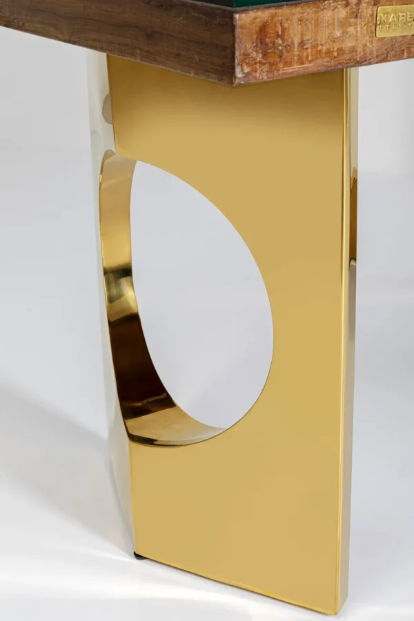 KARE Design Eettafel Conley Oho Gold 180x90cm