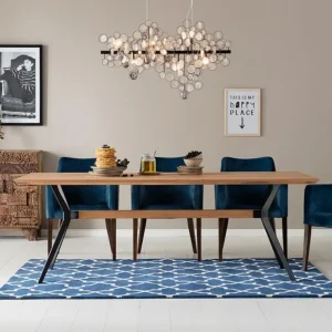 KARE Design Eettafel Downtown Eiken 220x100cm