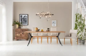 KARE Design Eettafel Downtown Eiken 220x100cm