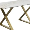 KARE Design Eettafel Eternity Cross Brass 160x80cm