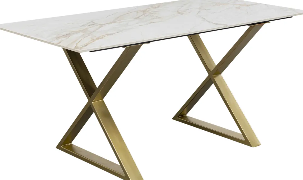 eettafel_eternity_cross_brass_xcm_0-1.webp KARE Design Eettafel Eternity Cross Brass 160x80cm