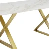KARE Design Eettafel Eternity Cross Brass 180x90cm