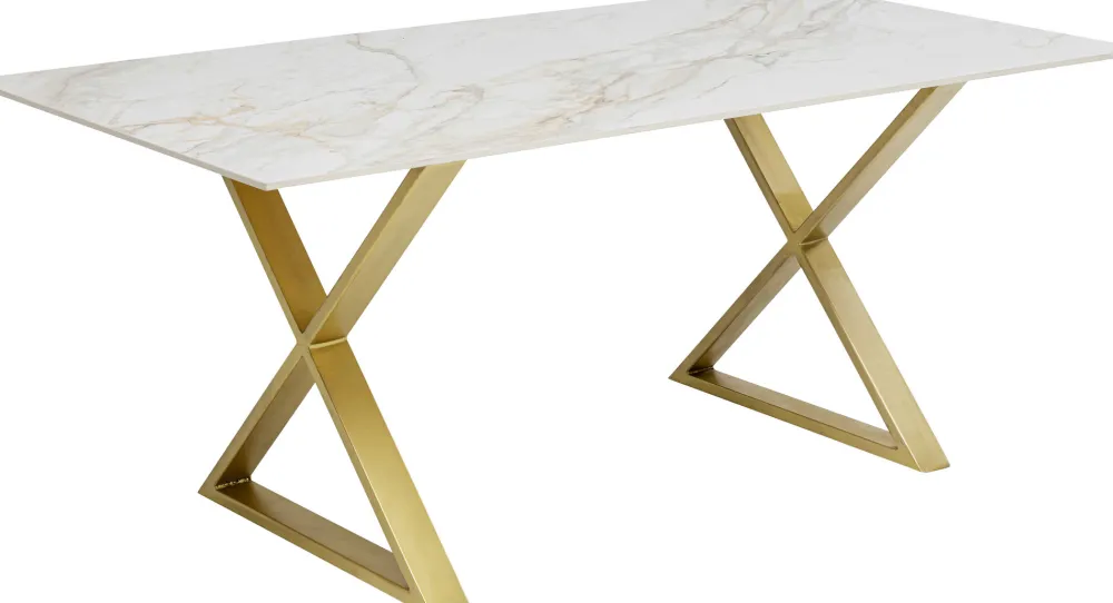 eettafel_eternity_cross_brass_xcm_0.webp KARE Design Eettafel Eternity Cross Brass 180x90cm