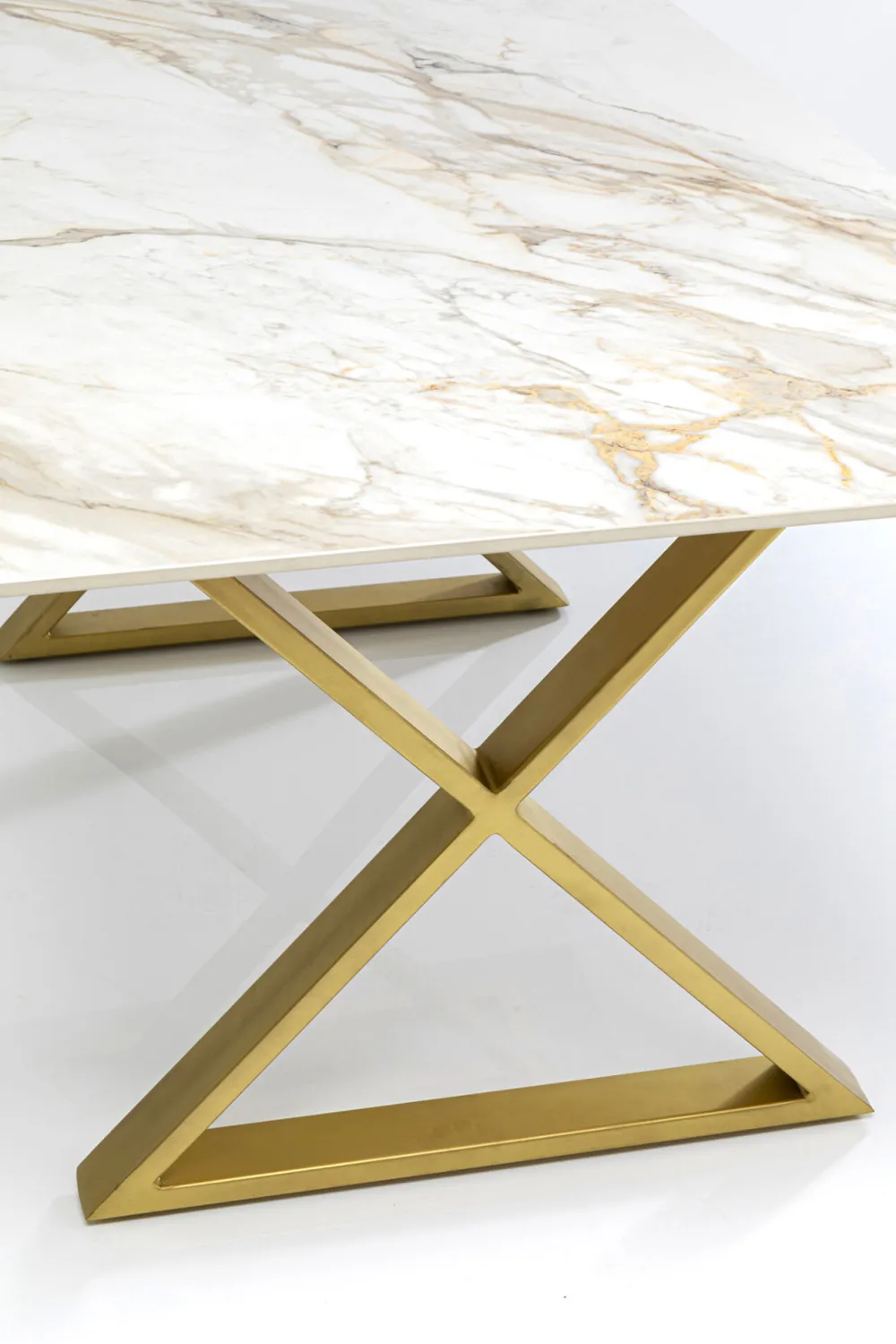 eettafel_eternity_cross_brass_xcm_4.webp KARE Design Eettafel Eternity Cross Brass 180x90cm