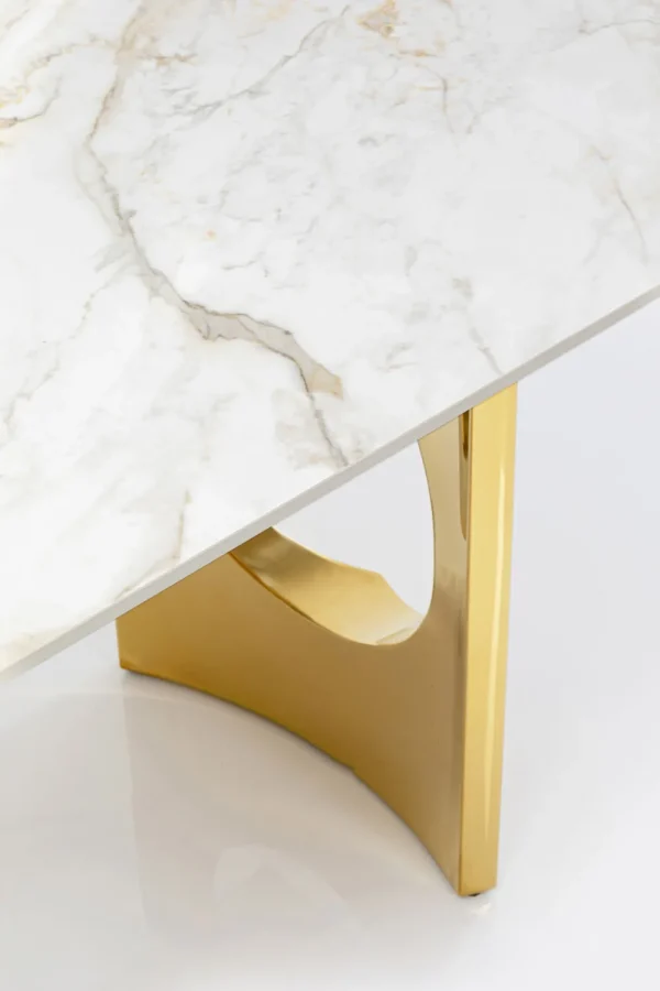 KARE Design Eettafel Eternity Oho Gold 180x90cm