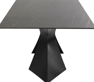 KARE Design Eettafel Gloria Ceramic Black 180x90cm