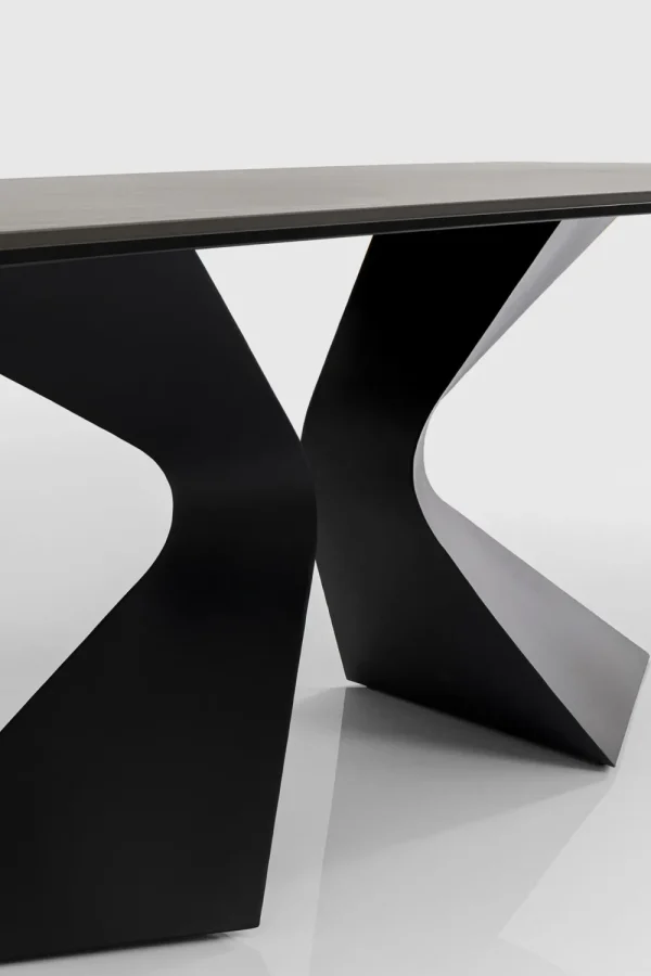 KARE Design Eettafel Gloria Ceramic Black 180x90cm