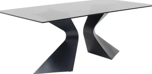 KARE Design Eettafel Gloria Zwart 200x100cm