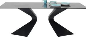 KARE Design Eettafel Gloria Zwart 200x100cm