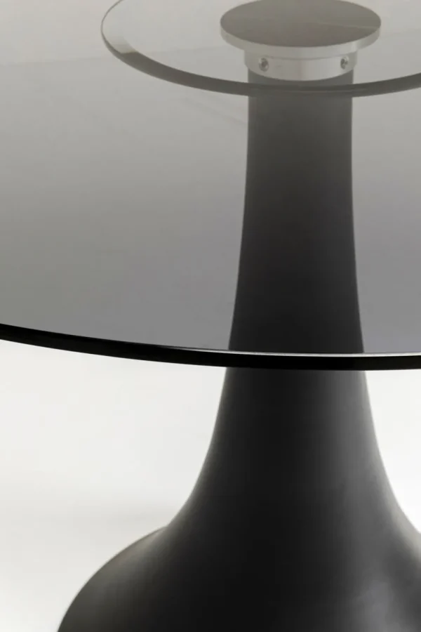 KARE Design Eettafel Grande Possibilita Smoke Glass Ø110cm