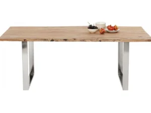 KARE Design Eettafel Harmony Chrome 200x100