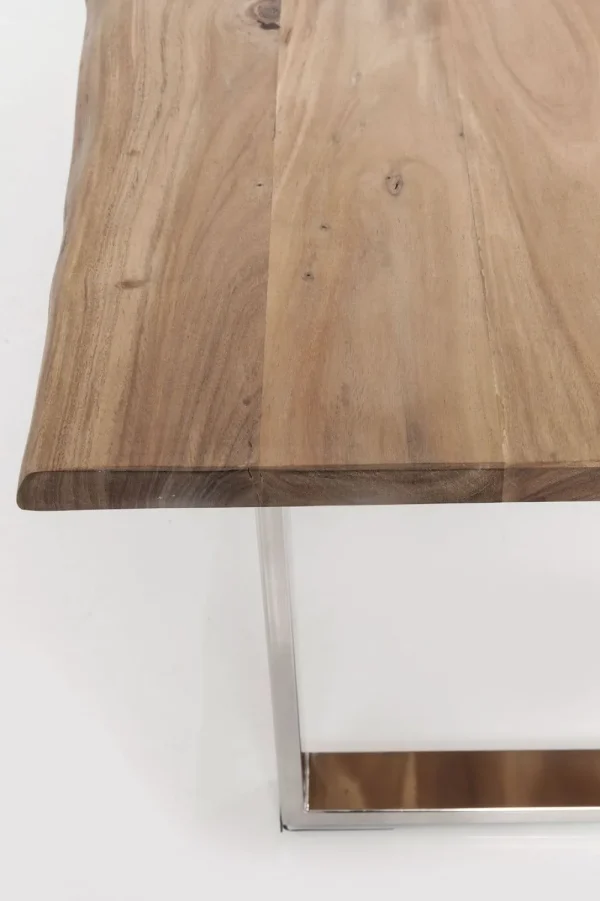 KARE Design Eettafel Harmony Chrome 160x80