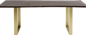 KARE Design Eettafel Harmony Dark Brass 180x90