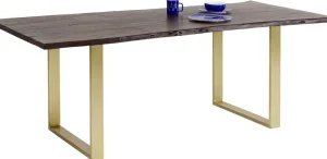 KARE Design Eettafel Harmony Dark Brass 200x100