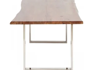 KARE Design Eettafel Harmony Dark Chrome 200x100