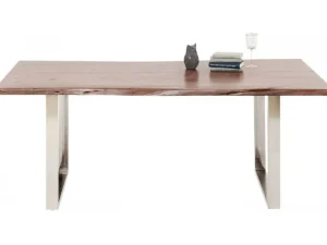 KARE Design Eettafel Harmony Dark Chrome 200x100