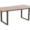 KARE Design Eettafel Harmony Dark Crude Steel 180x90