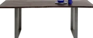 KARE Design Eettafel Harmony Dark Crude Steel 160x80
