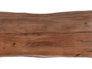 KARE Design Eettafel Harmony Dark Crude Steel 180x90