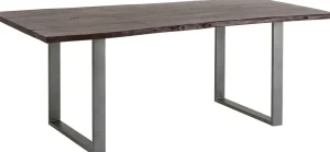 KARE Design Eettafel Harmony Dark Crude Steel 160x80