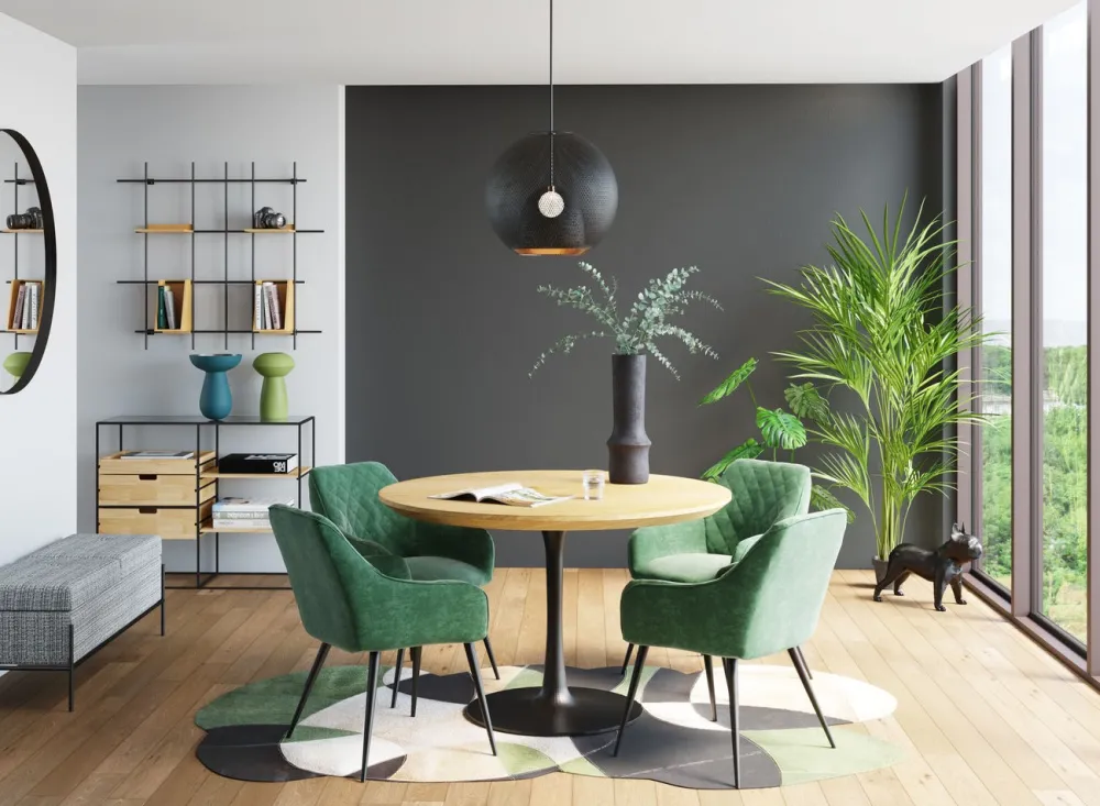 eettafel_invitation_set_eiken_zwart_cm_1.webp KARE Design Eettafel Invitation Set Eiken Zwart Ø120cm