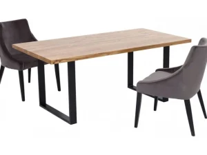 KARE Design Eettafel Jackie Oak Black 200x100