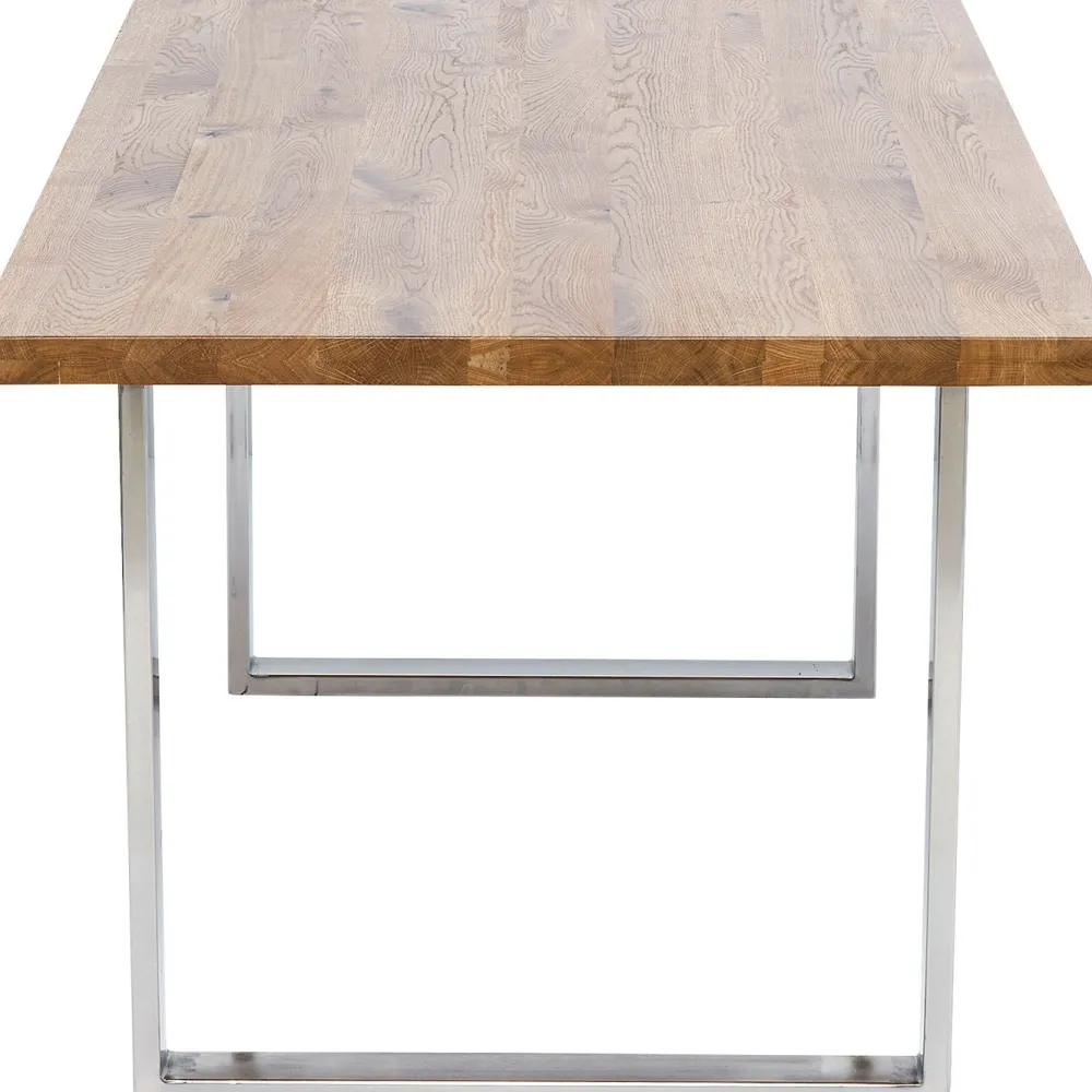 eettafel_jackie_oak_chrome_x_1.webp KARE Design Eettafel Jackie Oak Chrome 160x80