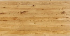 KARE Design Eettafel Jackie Oak Chrome 160x80