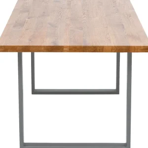 KARE Design Eettafel Jackie Oak Crude Steel 160x80