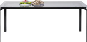 KARE Design Eettafel Lorenco Smoke 180x90cm