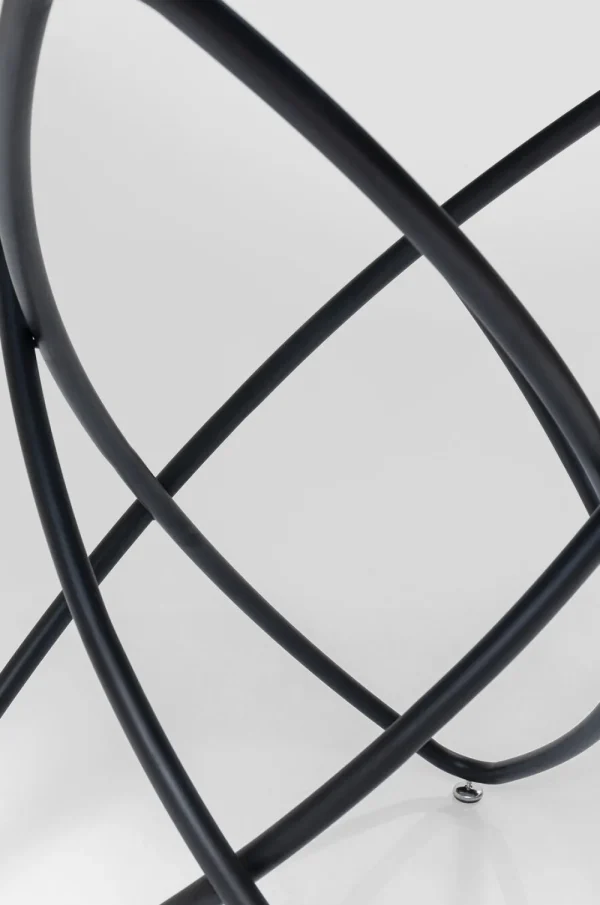 KARE Design Eettafel Molekular Zwart Ø120cm