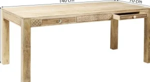 KARE Design Eettafel Puro Plain 140x70cm