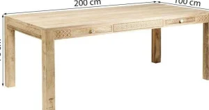 KARE Design Eettafel Puro Plain 200x100cm
