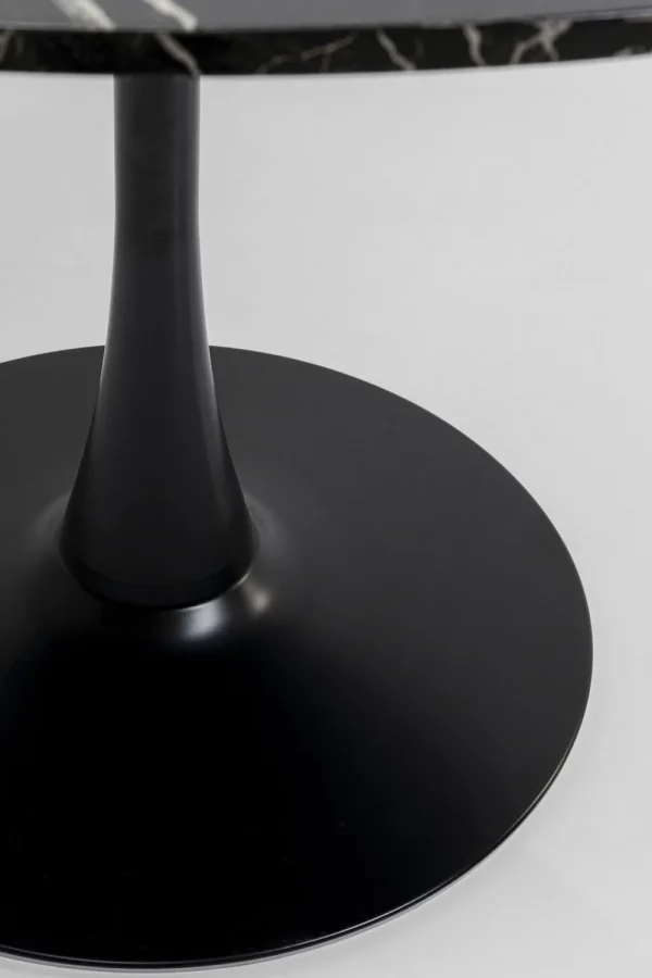 KARE Design Eettafel Schickeria Marble Black 110cm