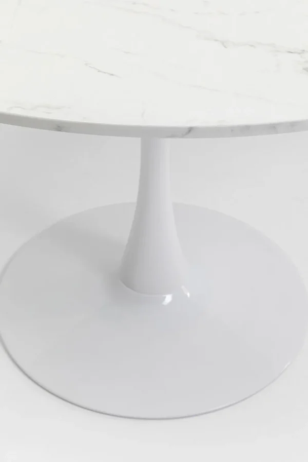 KARE Design Eettafel Schickeria Marble White 110cm