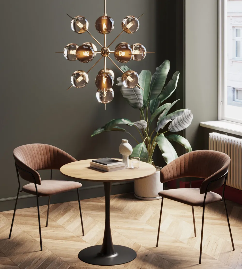 eettafel_schickeria_oak_black_cm_1.webp KARE Design Eettafel Schickeria Oak Black 80cm