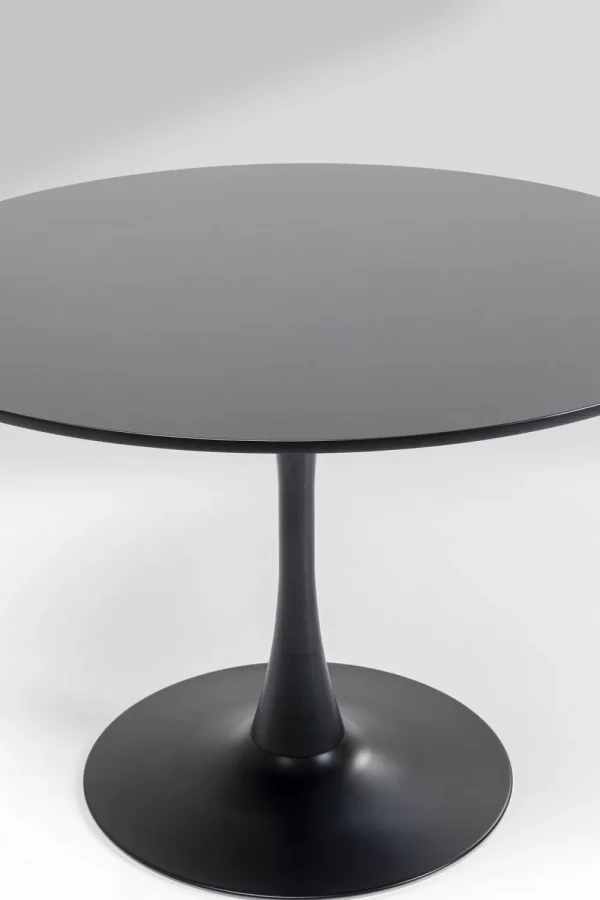 KARE Design Eettafel Schickeria Zwart Ø110cm
