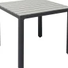 KARE Design Eettafel Sorrento Grey 80x80cm