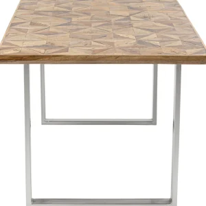 KARE Design Eettafel Stars Chroom 180x90cm