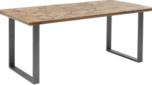 KARE Design Eettafel Stars Ruwstaal 180x90cm