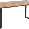 KARE Design Eettafel Starts Zwart 180x90cm