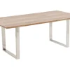 KARE Design Eettafel Symphony Chroom 160x80cm
