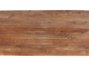 KARE Design Eettafel Symphony Donker Chroom 160x80cm