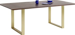 KARE Design Eettafel Symphony Donker Messing 200x100cm