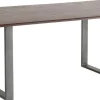 KARE Design Eettafel Symphony Donker Ruwstaal 180x90cm