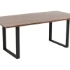 KARE Design Eettafel Symphony Donker Ruwstaal 200x100cm