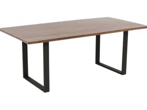 KARE Design Eettafel Symphony Donker Ruwstaal 200x100cm