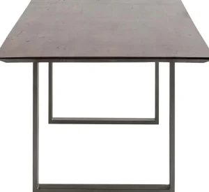 KARE Design Eettafel Symphony Donker Ruwstaal 180x90cm