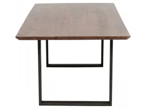 KARE Design Eettafel Symphony Donker Ruwstaal 160x80cm